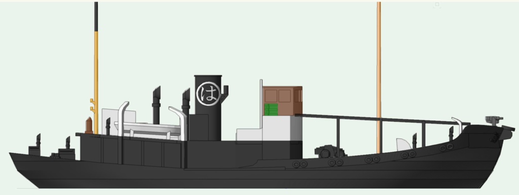 1/700 大洋捕鯨(マルハ) 玉丸型捕鯨船2隻(キャッチャーボート)