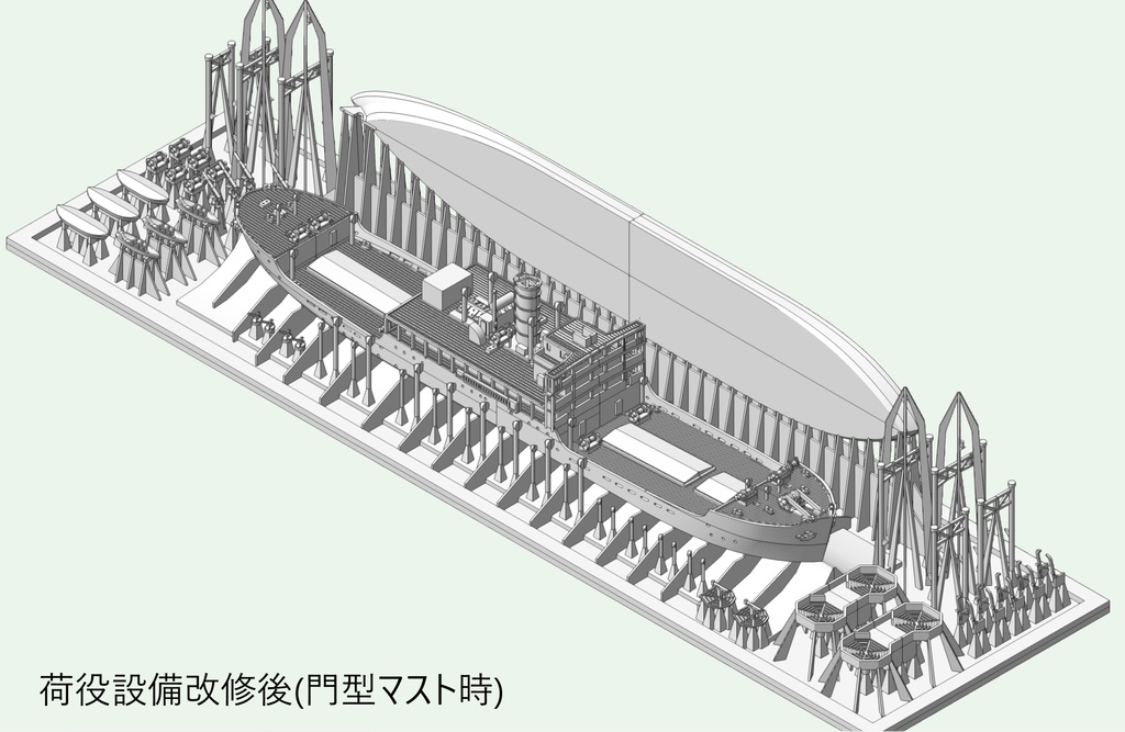 1/700 辰南商船 天領丸型貨物船 1隻