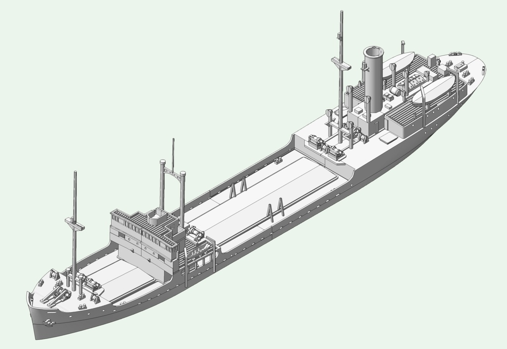 1/700 川南工業K型貨物船 1隻