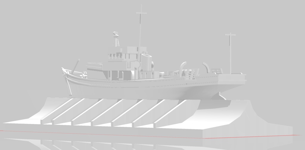 1/700 海上自衛隊 掃海艇 ちよづる型 2隻