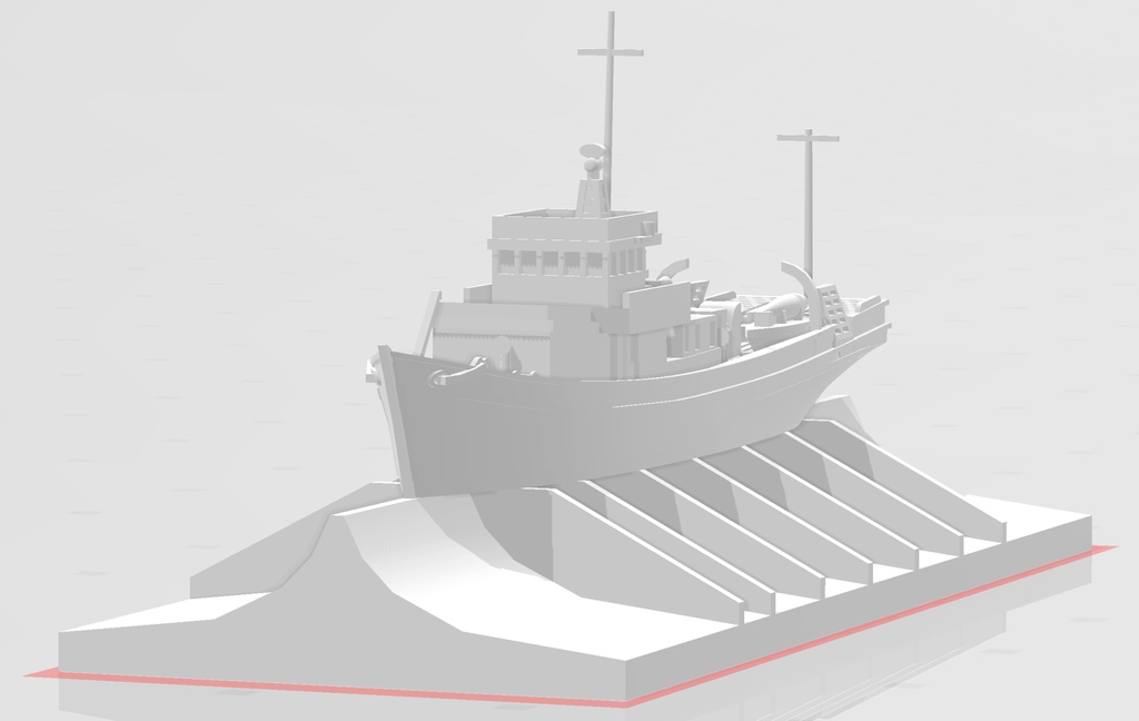 1/700 海上自衛隊 掃海艇 ちよづる型 2隻