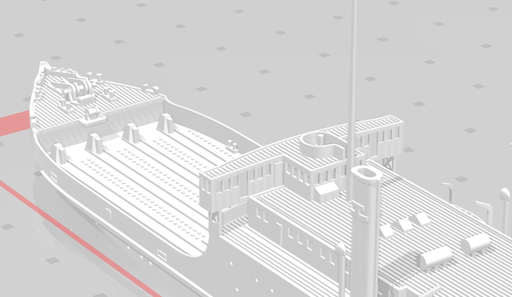 1/700 鉄道省 鉄道連絡船「第一青函丸」