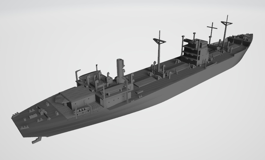 1/700 戦時標準船 2A型貨物船 1隻