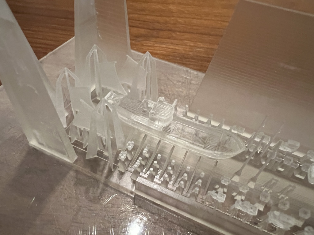 1/700 機帆船 100総トン型2隻(満載吃水・空荷吃水1隻ずつ)