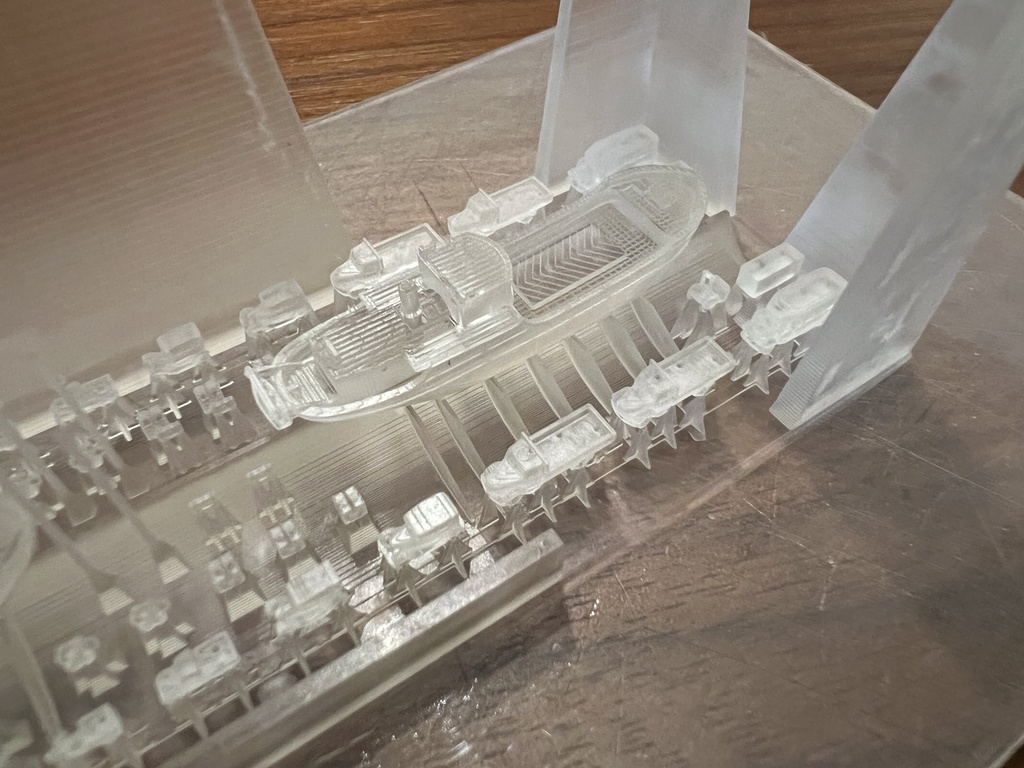 1/700 機帆船 100総トン型2隻(満載吃水・空荷吃水1隻ずつ)