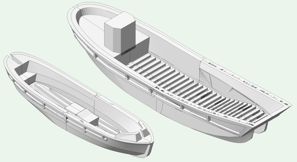 1/700 日本陸軍 大発動艇・小発動艇セット
