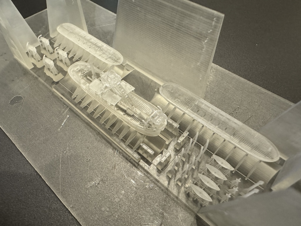 1/700 東京市 浚渫船「駒形丸」(土運船2隻付)1隻