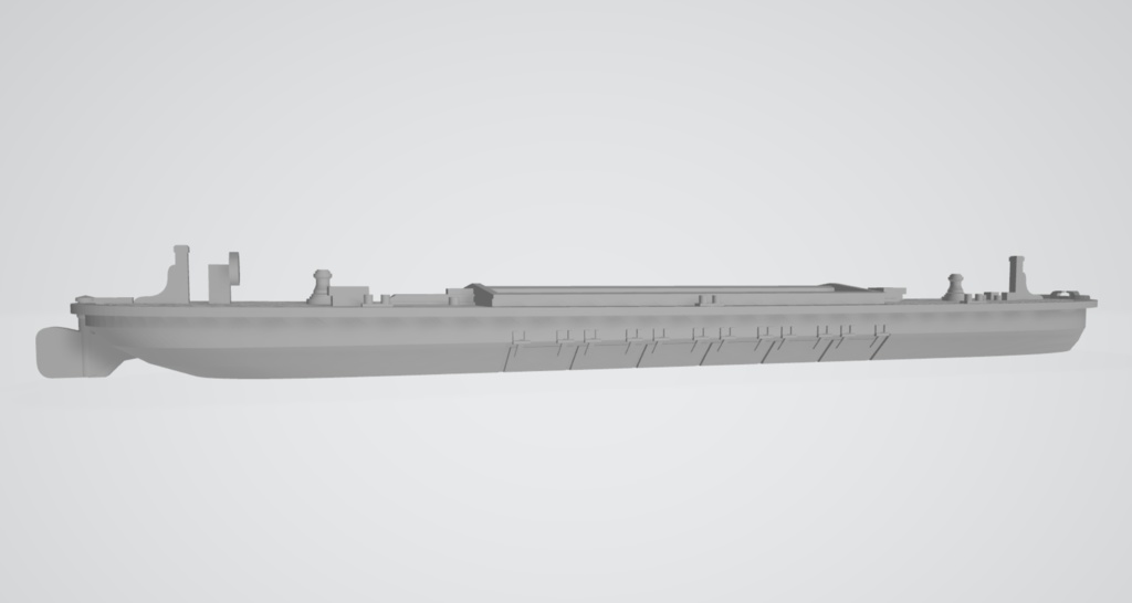 1/700 東京市 浚渫船「駒形丸」(土運船2隻付)1隻