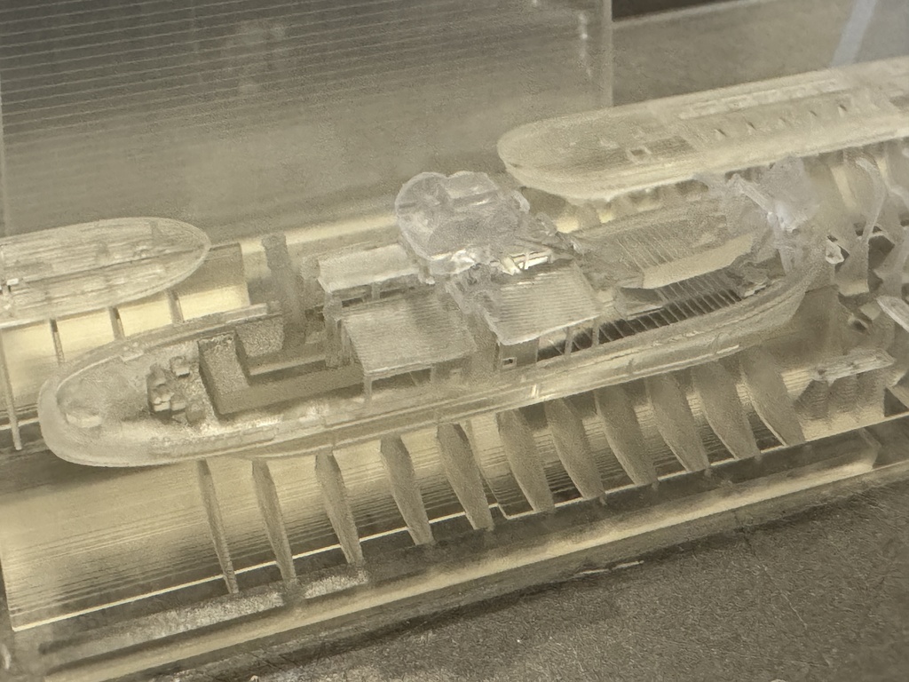 1/700 東京市 浚渫船「駒形丸」(土運船2隻付)1隻