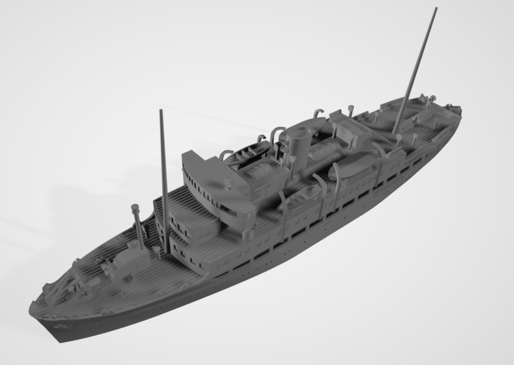 1/700 東京湾汽船 内航客船「葵丸」 1隻