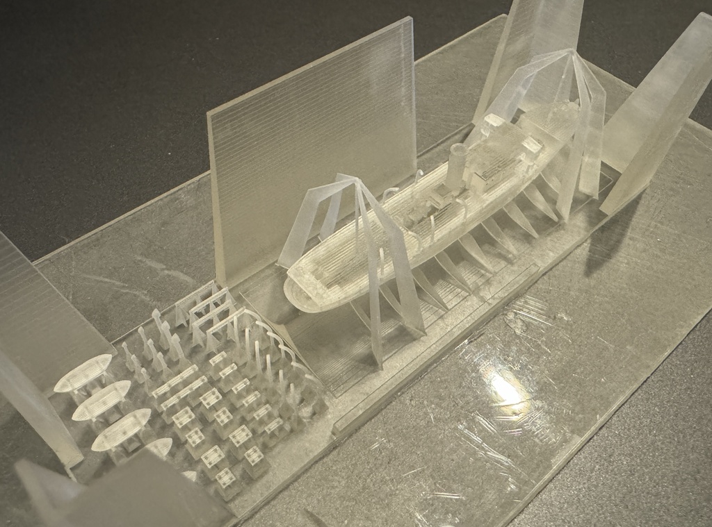 1/700 九州汽船 貨客船「長福丸」 1隻