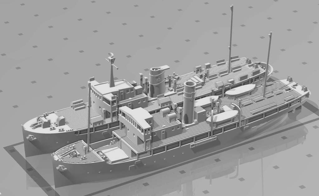 1/700 九州汽船 貨客船「長福丸」 1隻