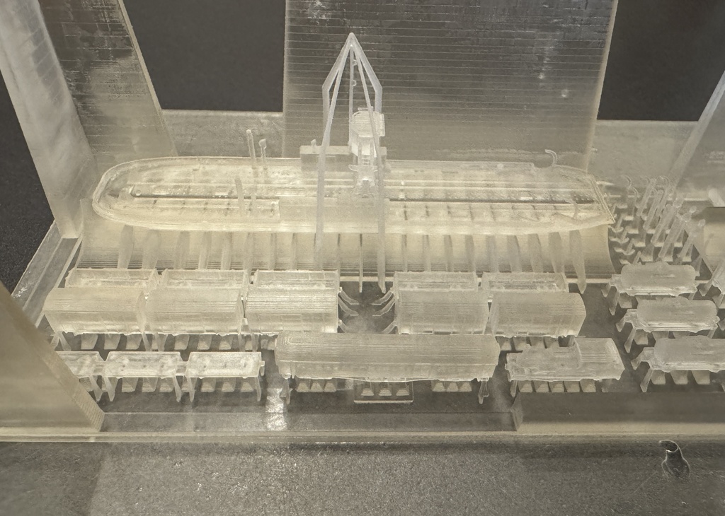 1/700 鉄道省 鉄道連絡船「第一宇高丸型」 2隻 貨車機関車同封