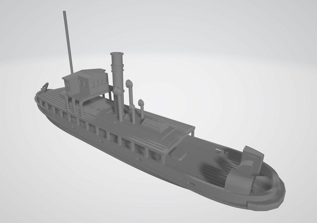 1/700 鉄道省 宇高航路 曳船(1隻)・貨車渡艀(3隻)セット