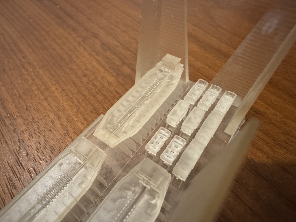 1/700 鉄道省 宇高航路 曳船(1隻)・貨車渡艀(3隻)セット