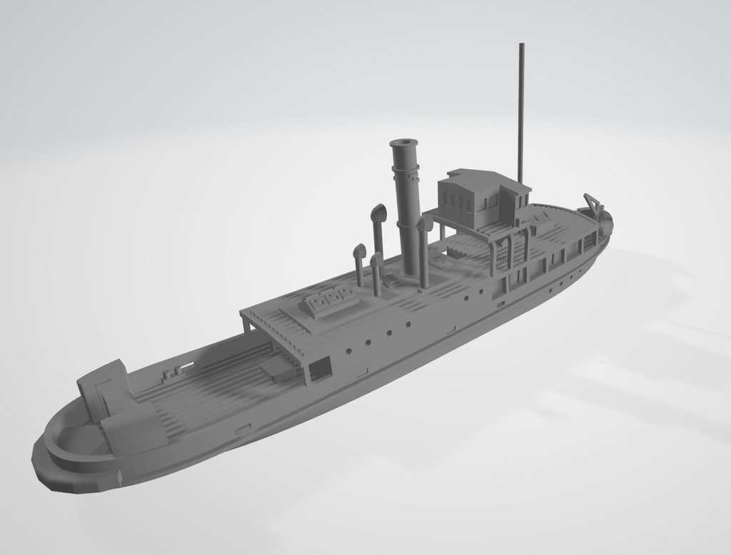 1/700 鉄道省 宇高航路 曳船(1隻)・貨車渡艀(3隻)セット