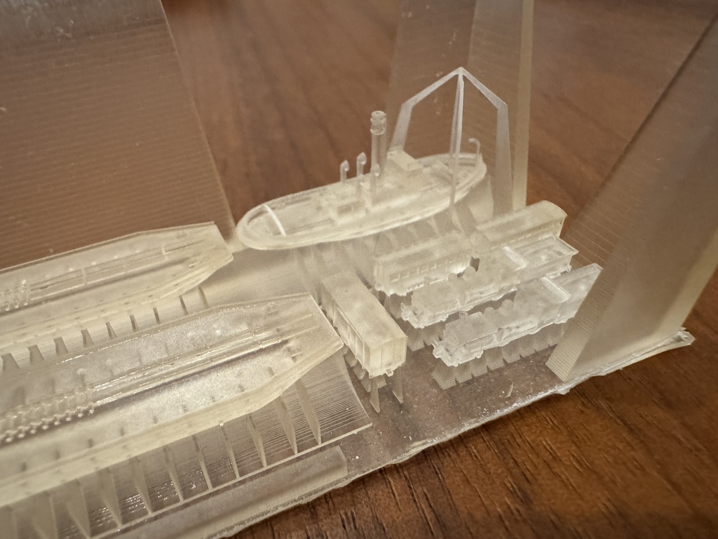 1/700 鉄道省 宇高航路 曳船(1隻)・貨車渡艀(3隻)セット