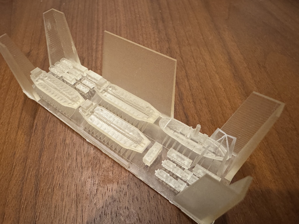 1/700 鉄道省 宇高航路 曳船(1隻)・貨車渡艀(3隻)セット