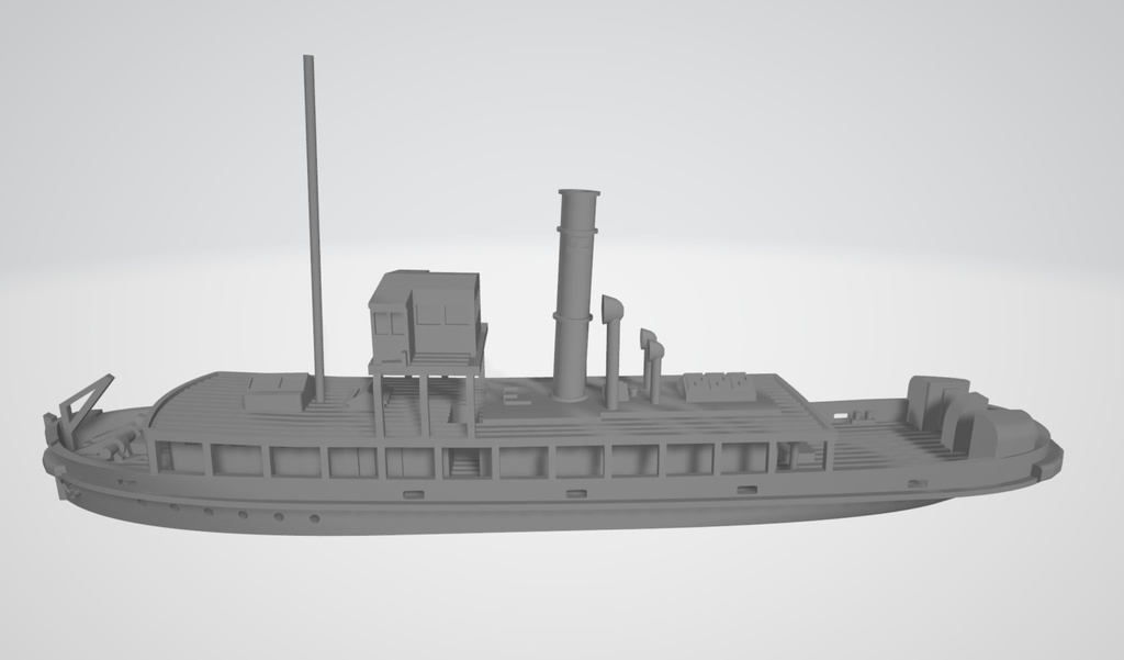 1/700 鉄道省 宇高航路 曳船(1隻)・貨車渡艀(3隻)セット