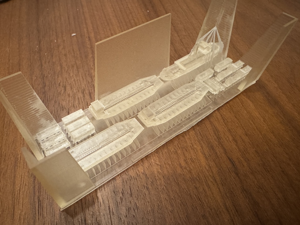 1/700 鉄道省 宇高航路 曳船(1隻)・貨車渡艀(3隻)セット