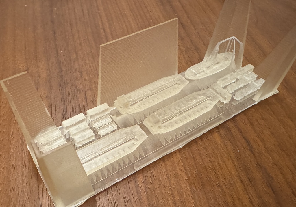 1/700 鉄道省 宇高航路 曳船(1隻)・貨車渡艀(3隻)セット