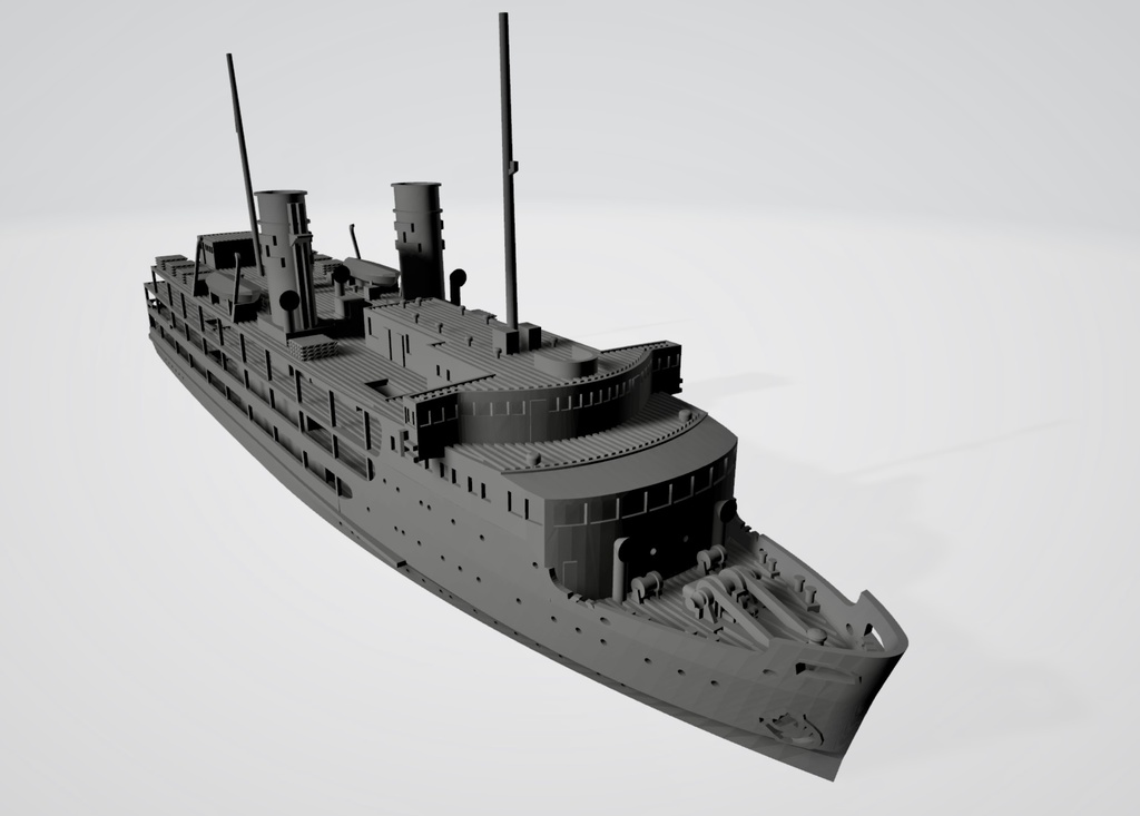 1/700 日本国有鉄道 鉄道連絡船 紫雲丸型 1隻