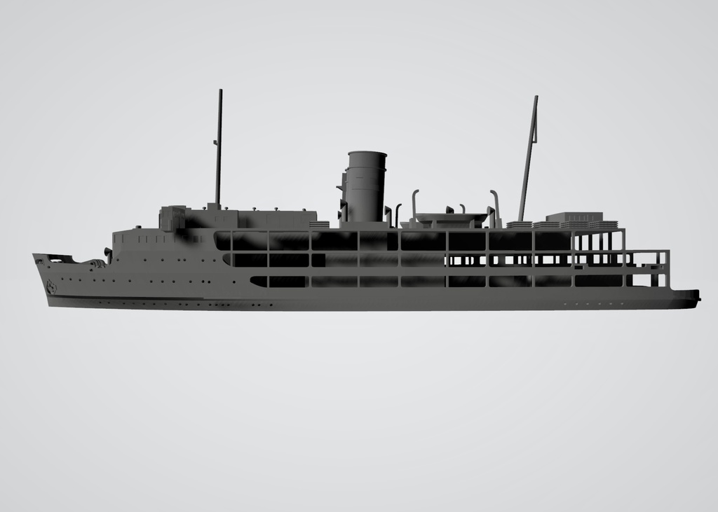 1/700 日本国有鉄道 鉄道連絡船 紫雲丸型 1隻