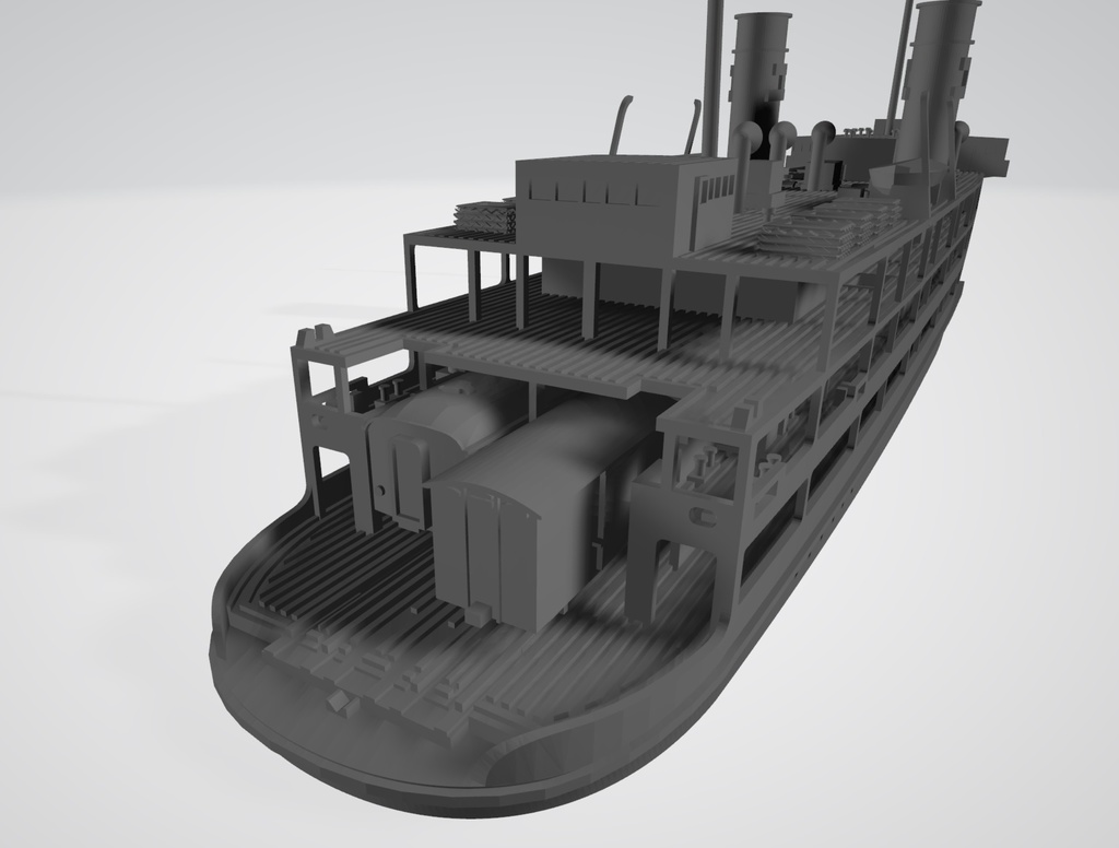 1/700 日本国有鉄道 鉄道連絡船 紫雲丸型 1隻