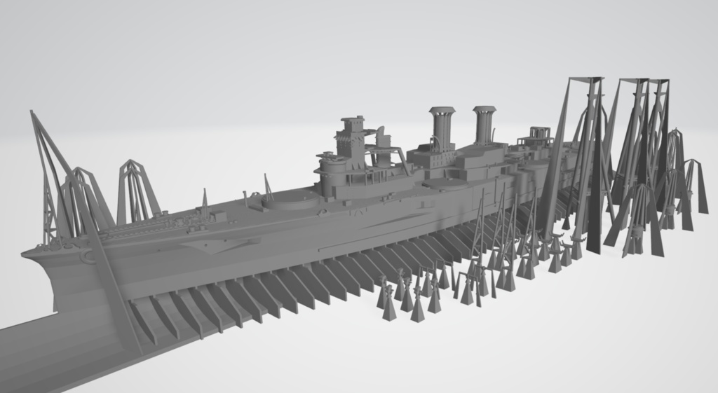 1/700 日本海軍 特務艦(標的艦)「摂津」 1隻