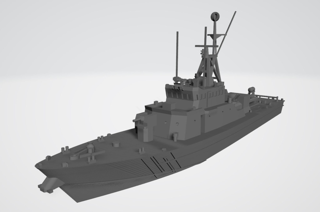 1/700　海上保安庁　巡視船　みはし(しんざん)型　1隻