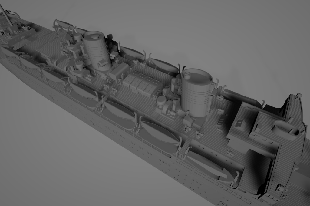 1/700 日本郵船 客船 「浅間丸」 1隻