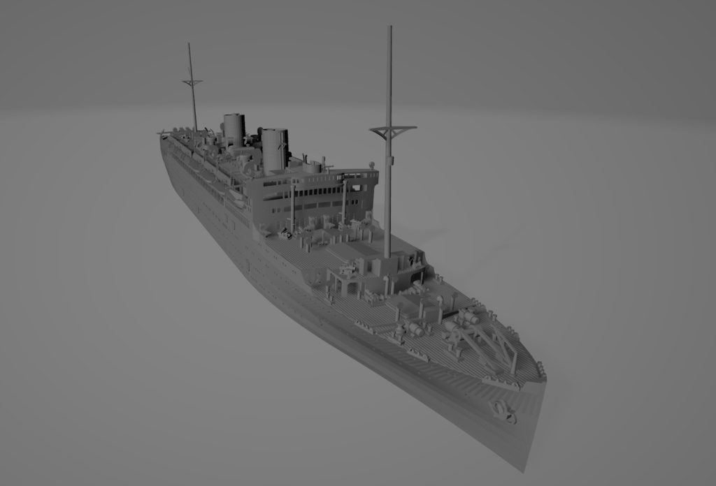 1/700 日本郵船 客船 「浅間丸」 1隻