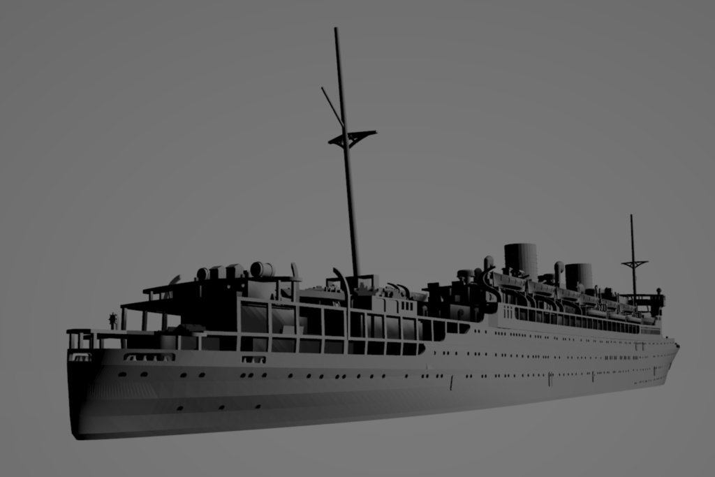 1/700 日本郵船 客船 「浅間丸」 1隻