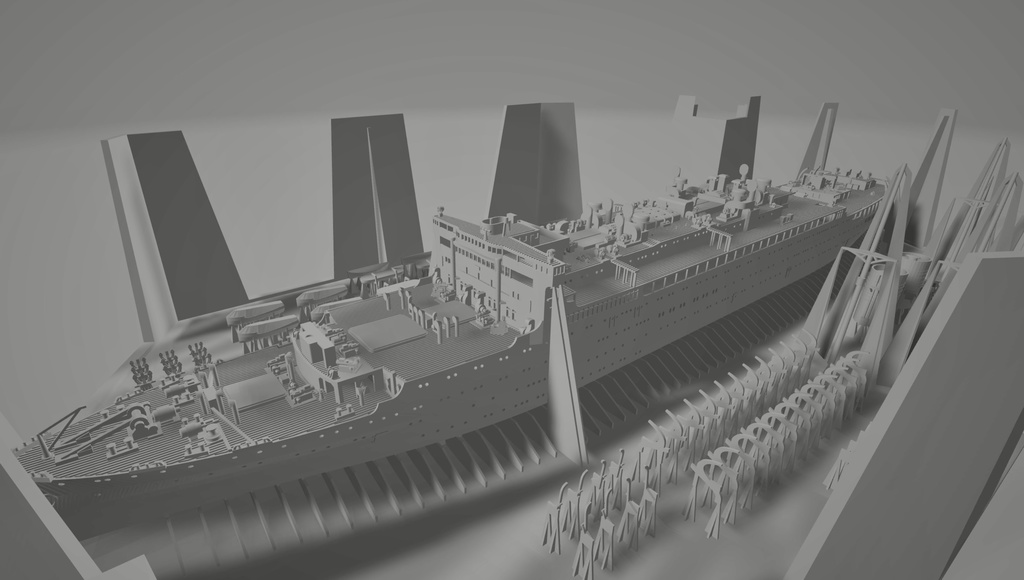 1/700 日本郵船 客船 「浅間丸」 1隻