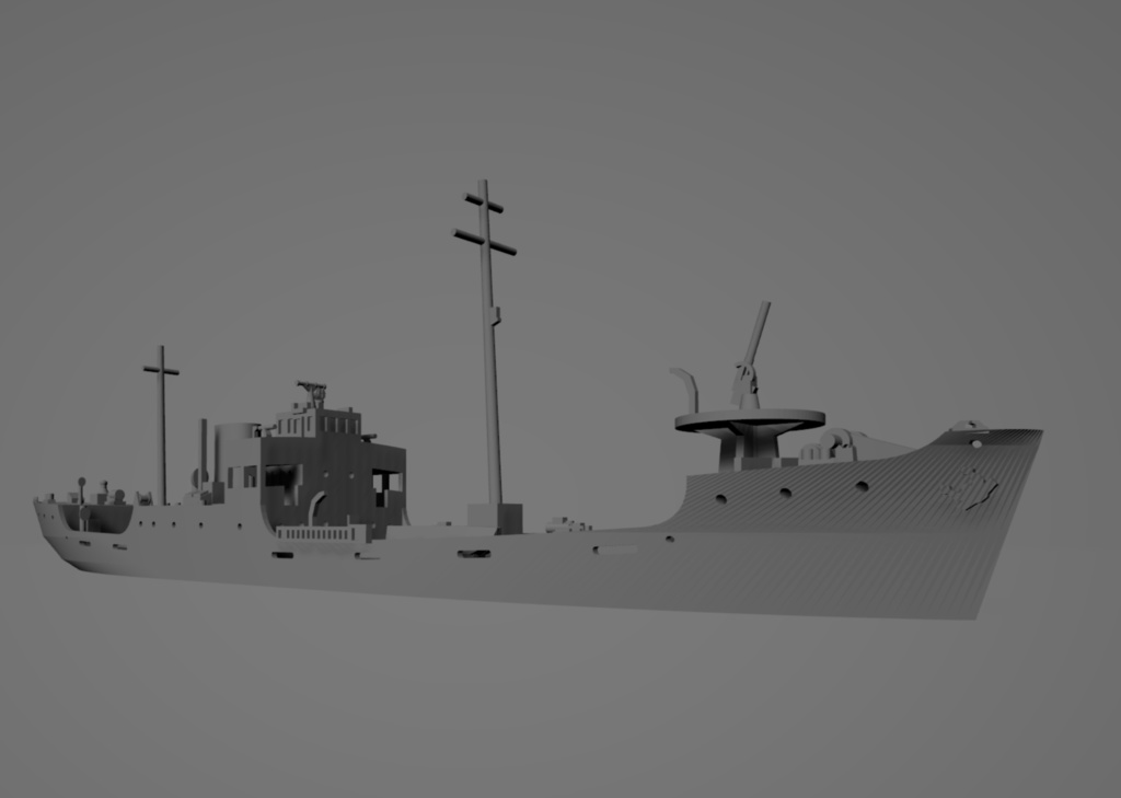 1/700　日本海軍　特務艦(給糧艦)「野埼」　1隻