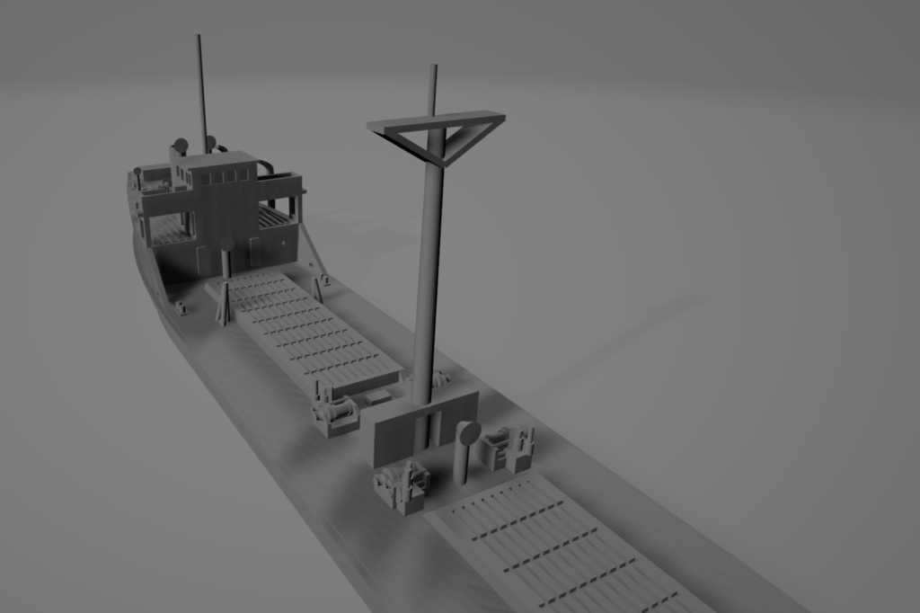 1/700　戦時コンクリート船「武智丸」