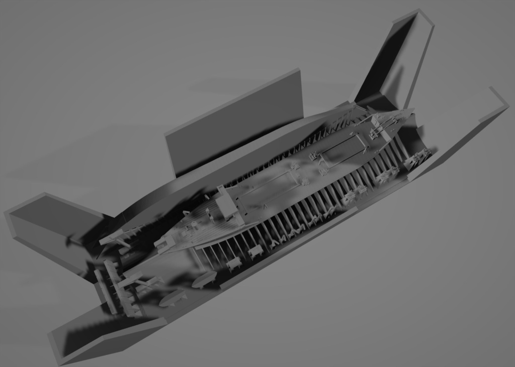 1/700 戦時コンクリート船「武智丸」