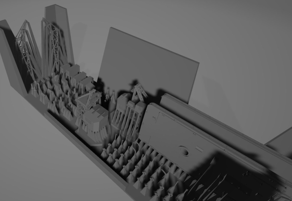 1/700 日本海軍 雑役船(起重機船) 自航式30トン吊型