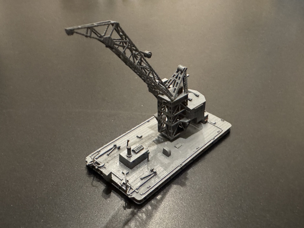 1/700 日本海軍 雑役船(起重機船) 自航式30トン吊型