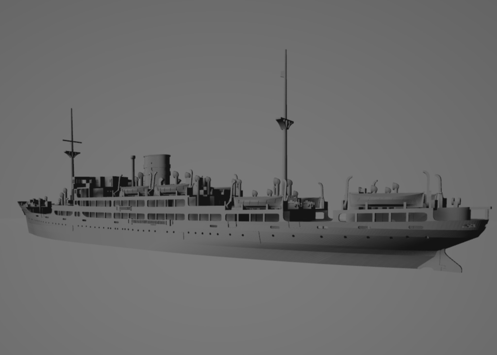 1/700 大阪商船 貨客船「波上丸」 1隻