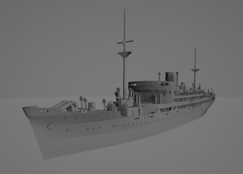 1/700　大阪商船　貨客船「波上丸」　1隻