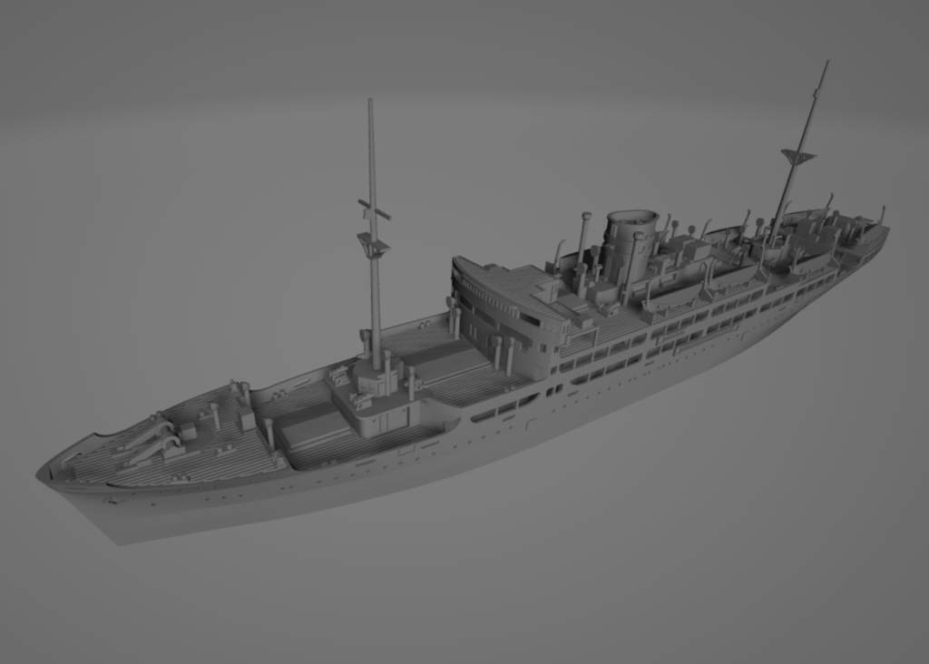 1/700 大阪商船 貨客船「波上丸」 1隻