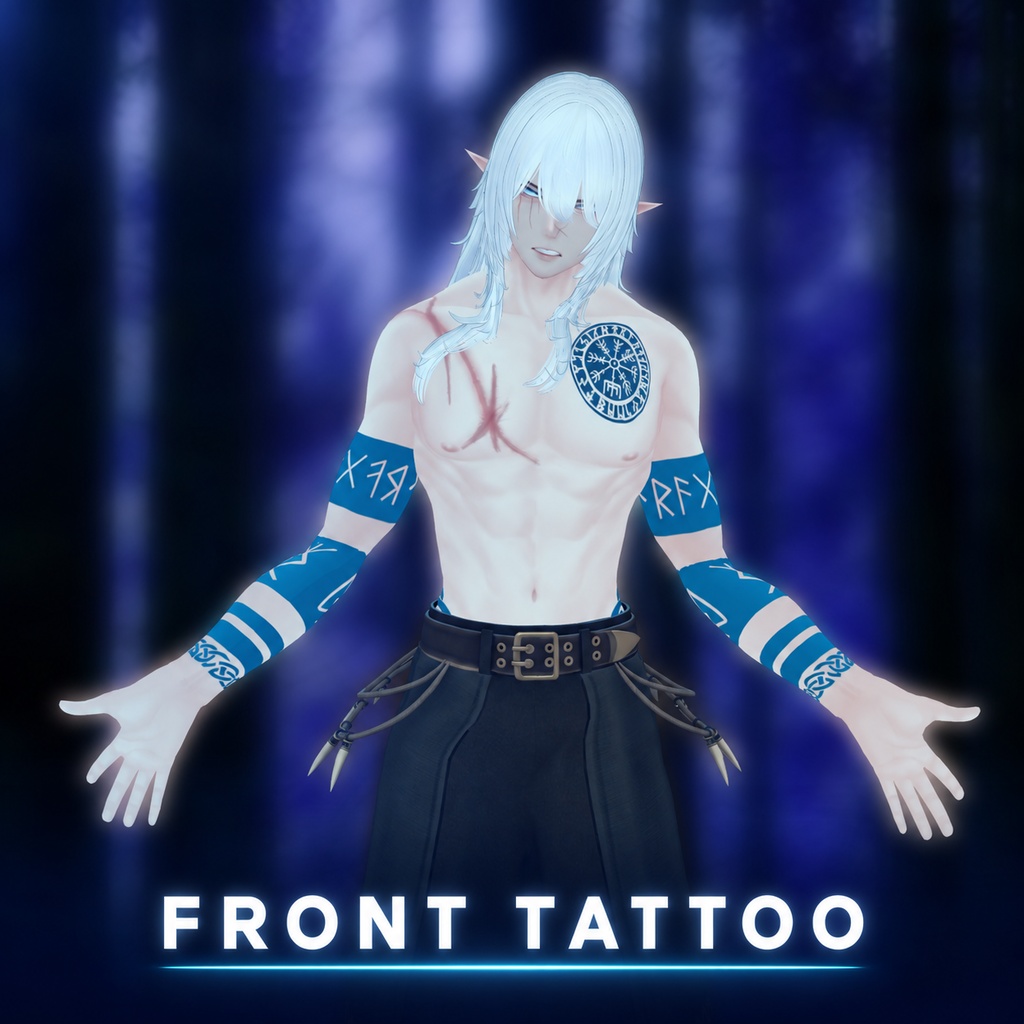 【YURI】 ⛈️ Ragnarök ⛈️ (Face&Body Texture)