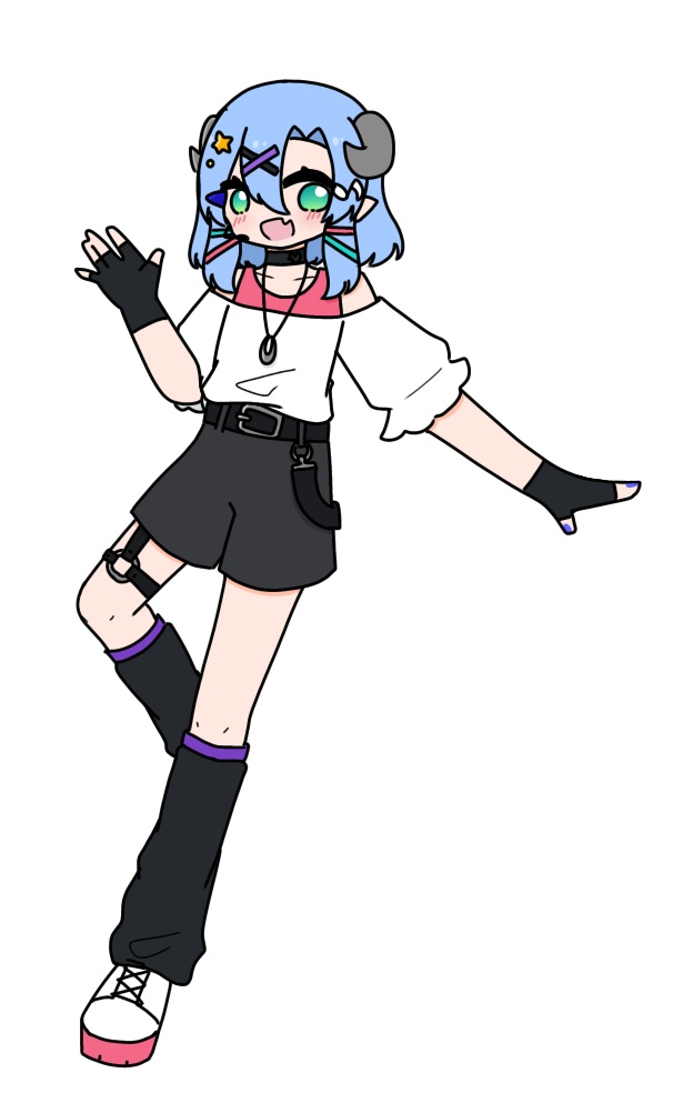 竜歌ソマ-ひらひら- 単体立ち絵