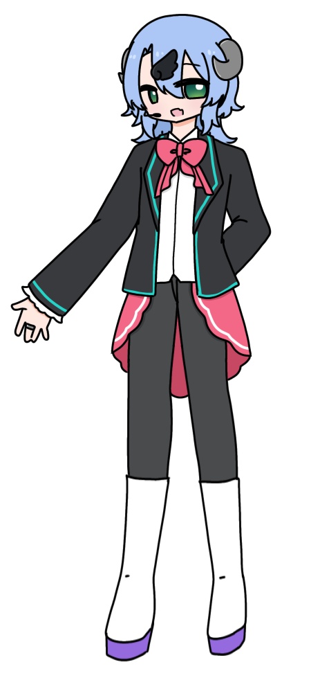 竜歌シキ-きらきら- 単体立ち絵