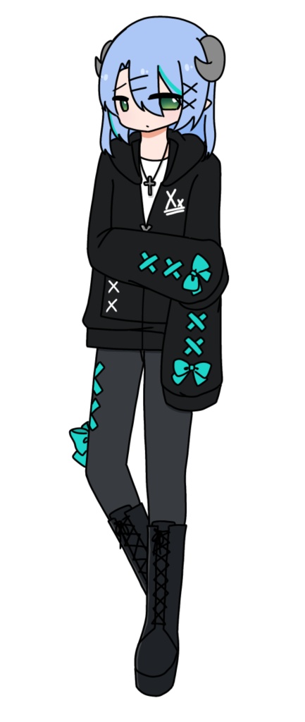 竜歌シキ-やみやみ- 単体立ち絵