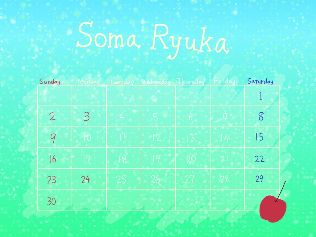 【限定配布】UTA声喫茶 デジタル壁紙〈竜歌ソマ〉