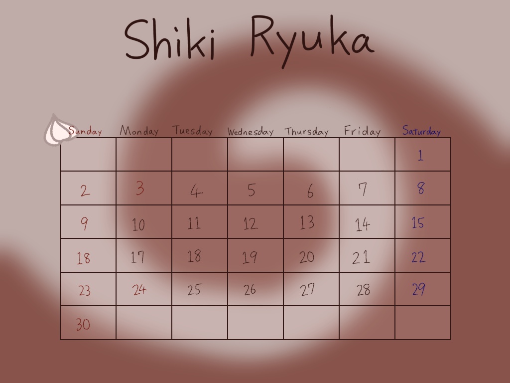 【限定配布】UTA声喫茶　デジタル壁紙〈竜歌シキ〉