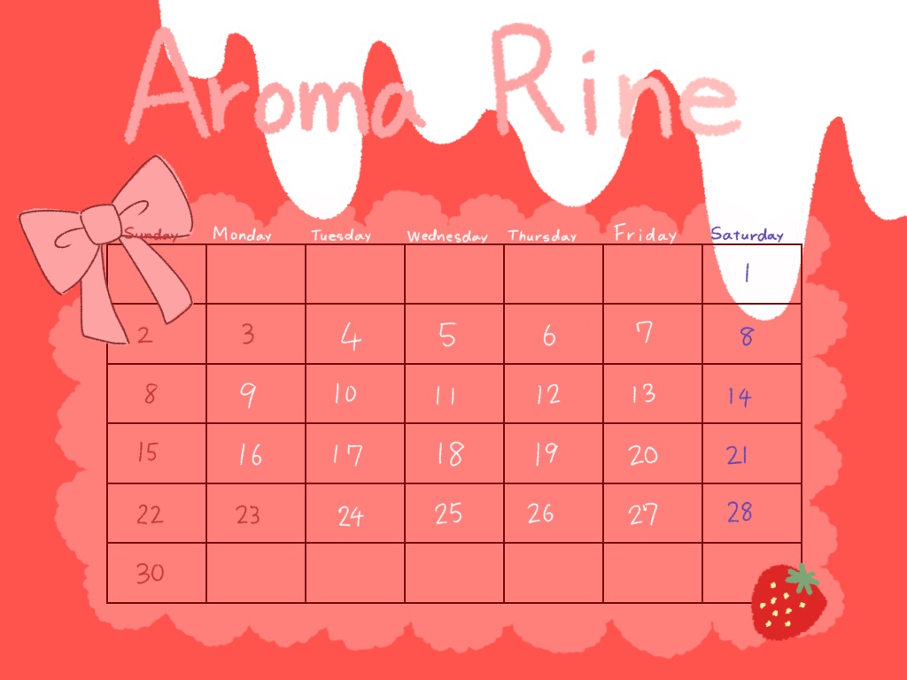 【限定配布】UTA声喫茶　デジタル壁紙〈莉音アロマ〉