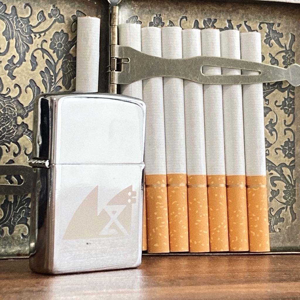 オイルライター（一伏はっかロゴ刻印入り）